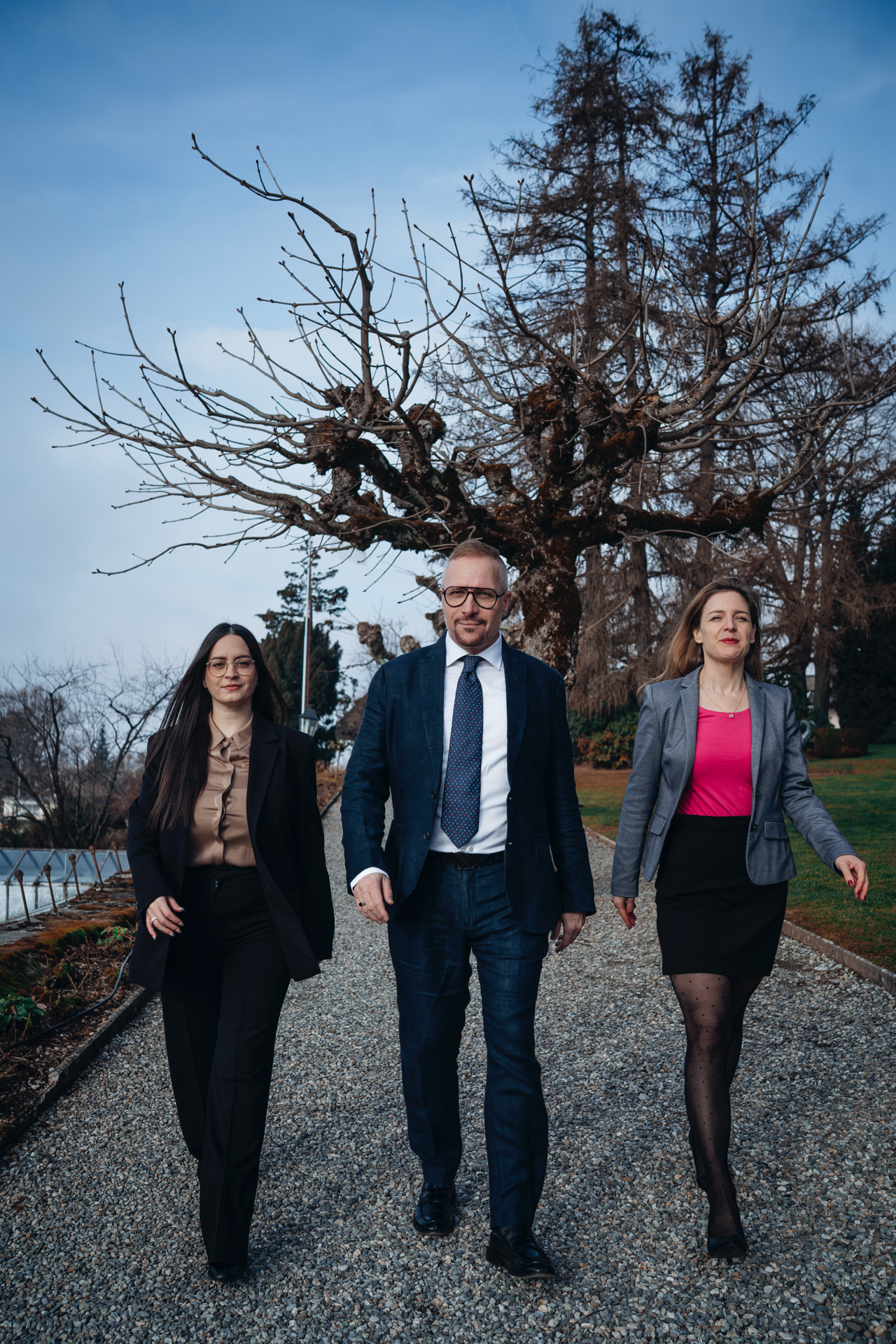 Une équipe dynamique et motivée (Maria-Teresa Cimino, Pierre Lombardo, Augustine Migy)